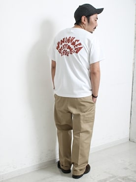 「Denime（ドゥニーム）のアイテム」を使った、中井　皓次さん（メンズ・166cm）の春コーディネート