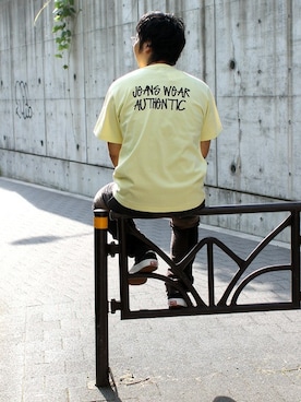 「Denime（ドゥニーム）のアイテム」を使った、中井　皓次さん（メンズ・166cm）の春コーディネート