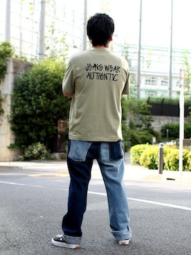 「Denime（ドゥニーム）のアイテム」を使った、中井　皓次さん（メンズ・166cm）の春コーディネート