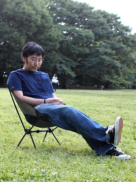 「DISCUS ATHLETIC（ディスカス　アスレチック）のアイテム」を使った、中井　皓次さん（メンズ・166cm）の春コーディネート