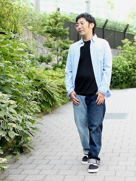 「Denime」｜中井　皓次さん（メンズ・166cm）の夏コーディネート