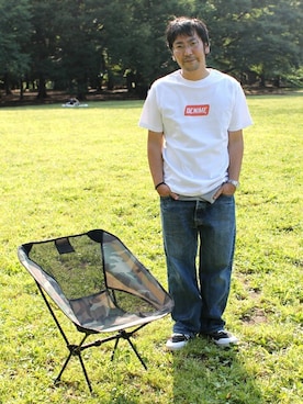 「DISCUS（ディスカス）のアイテム」を使った、中井　皓次さん（メンズ・166cm）の夏コーディネート