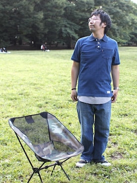 「DISCUS ATHLETIC（ディスカス　アスレチック）のアイテム」を使った、中井　皓次さん（メンズ・166cm）の夏コーディネート