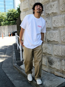 「Denime（ドゥニーム）のアイテム」を使った、中井　皓次さん（メンズ・166cm）の秋コーディネート