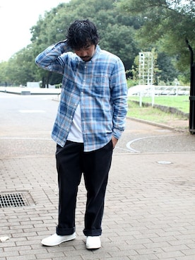 「Champion」｜中井　皓次さん（メンズ・166cm）の秋コーディネート