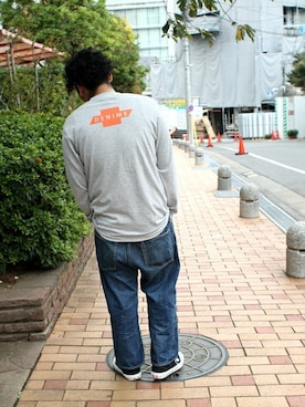 「Denime（ドゥニーム）のアイテム」を使った、中井　皓次さん（メンズ・166cm）の秋コーディネート