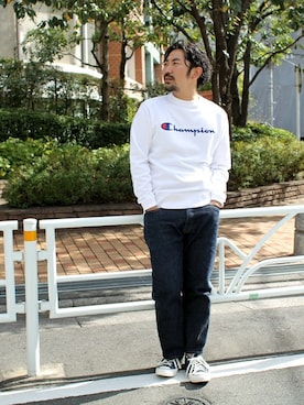 「Champion」｜中井　皓次さん（メンズ・166cm）の秋コーディネート