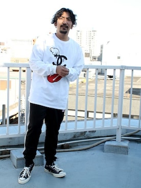 「Champion」｜中井　皓次さん（メンズ・166cm）の秋コーディネート