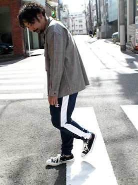 「Denime（ドゥニーム）のアイテム」を使った、中井　皓次さん（メンズ・166cm）の冬コーディネート