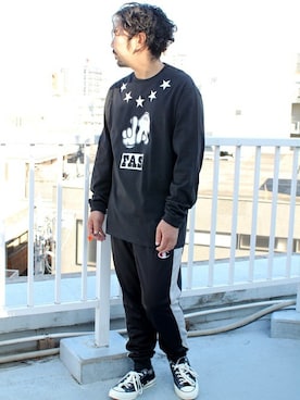 「Champion」｜中井　皓次さん（メンズ・166cm）の冬コーディネート