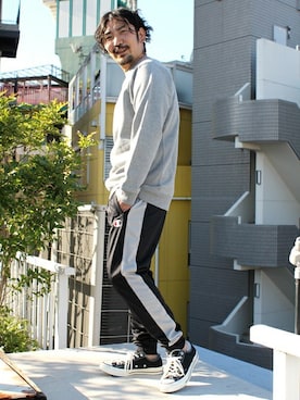 中井　皓次さん（メンズ・166cm）の冬コーディネート