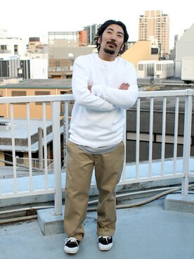 中井　皓次さんの「【Denime×A-1 CLOTHING×STADIUM×DICKIES】 874 LIMITED MODEL」を使ったコーディネート