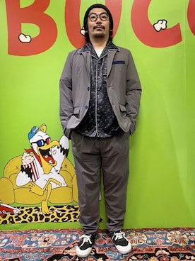 「BUCCA 44（ブッカフォーティーフォー）のアイテム」を使った、中井　皓次さん（メンズ・166cm）の春コーディネート