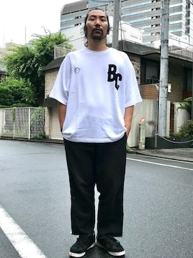 「BUCCA 44（ブッカフォーティーフォー）のアイテム」を使った、中井　皓次さん（メンズ・166cm）の夏コーディネート