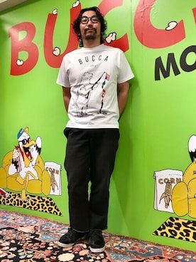 「BUCCA 44（ブッカフォーティーフォー）のアイテム」を使った、中井　皓次さん（メンズ・166cm）の夏コーディネート