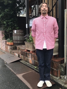 中井　皓次さん（メンズ・166cm）の夏コーディネート