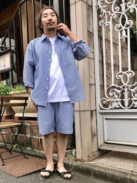 中井　皓次さん（メンズ・166cm）の夏コーディネート