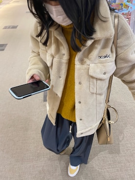 「ナイキスニーカー」｜「アイテム（ブルゾン）」を使った、Yumaさん（レディース・154cm）の秋コーディネート