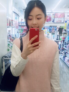 「ZARA（ザラ）のアイテム（シャツ/ブラウス、ホワイト系）」を使った、チョコさん（レディース）の春コーディネート