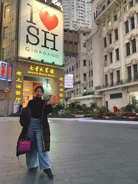 「MARCO（マルコ）のアイテム」を使った、チョコさん（レディース・162cm）の冬コーディネート