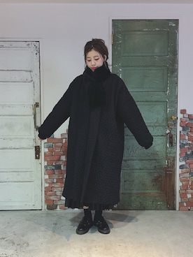 MAYA SAKAIさん(レディース・162cm)の冬コーディネート