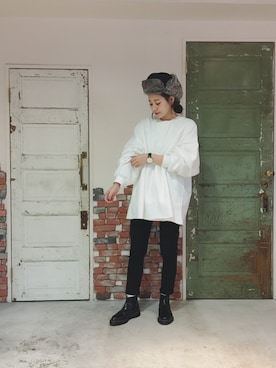 MAYA SAKAIさん(レディース・162cm)の冬コーディネート