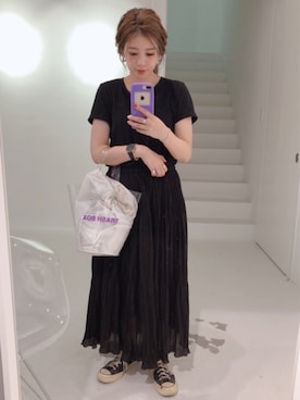 MAYA SAKAIさん（レディース・162cm）の夏コーディネート