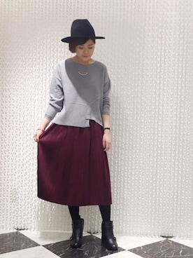 OSMOSIS天王寺ミオ店さん（レディース・163cm）の冬コーディネート