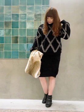 「OSMOSIS（オズモーシス）のアイテム（シューズ）」を使った、OSMOSIS天王寺ミオ店さん（レディース・167cm）の冬コーディネート