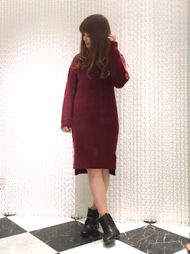 「OSMOSIS（オズモーシス）のアイテム（シューズ）」を使った、OSMOSIS天王寺ミオ店さん（レディース・167cm）の冬コーディネート