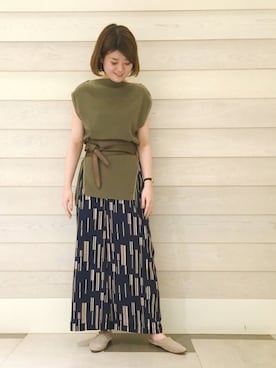 OSMOSIS天王寺ミオ店さん（レディース・163cm）の春コーディネート