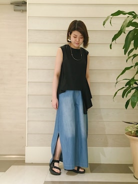 「OSMOSIS（オズモーシス）のアイテム」を使った、OSMOSIS天王寺ミオ店さん（レディース・163cm）の春コーディネート