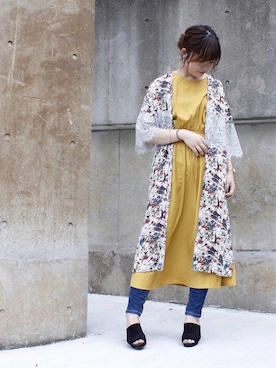 「アイテム（その他アウター）」を使った、OSMOSIS天王寺ミオ店さん（レディース・167cm）の夏コーディネート