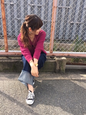 「紫」｜OSMOSIS天王寺ミオ店さん（レディース・167cm）の秋コーディネート