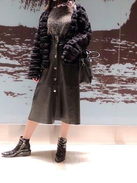 日南理紗さん（レディース・164cm）の秋コーディネート