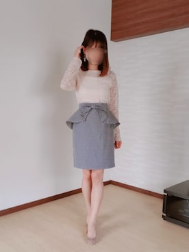 「vanitybeauty（バニティービューティー）のアイテム」を使った、ᴍoɴᴀさん（レディース・156cm）の秋コーディネート