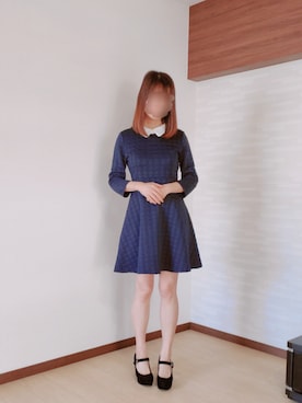 「CECIL McBEE（セシルマクビー）のアイテム（ワンピース/ドレス）」を使った、ᴍoɴᴀさん（レディース・156cm）の秋コーディネート