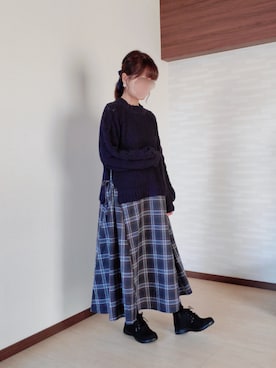 「AS as know as（エーエス アズノウアズ）のアイテム（ワンピース/ドレス）」を使った、ᴍoɴᴀさん（レディース・156cm）の秋コーディネート