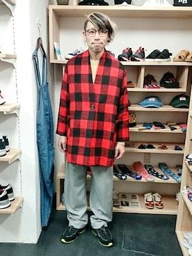 「STORES.jp（ストアーズドットジェーピー）のアイテム」を使った、yusuke さん（メンズ・170cm）の冬コーディネート