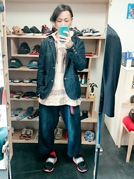 「masterkey（マスターキー）のアイテム（ジャケット/アウター）」を使った、yusuke さん（メンズ・170cm）の冬コーディネート
