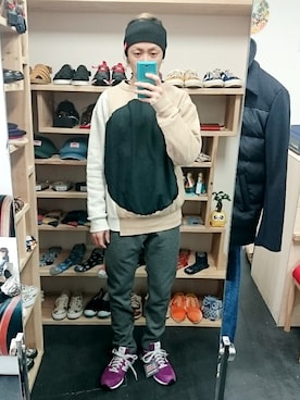 「LiSS（リス）のアイテム」を使った、yusuke さん（メンズ・170cm）の冬コーディネート