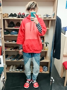 「アイテム（スウェット、その他）」を使った、yusuke さん（メンズ・170cm）の冬コーディネート