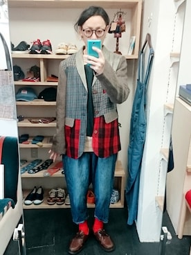 「アイテム（スウェット、その他）」を使った、yusuke さん（メンズ・170cm）の冬コーディネート