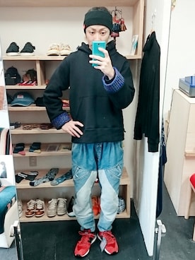 「miraco（ミラコ）のアイテム」を使った、yusuke さん（メンズ・170cm）の冬コーディネート