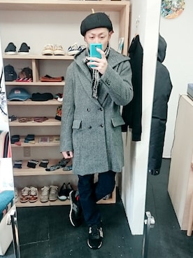 「LAMOND.（ラモンド）のアイテム（ジャケット/アウター）」を使った、yusuke さん（メンズ・170cm）の冬コーディネート