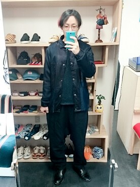 「masterkey（マスターキー）のアイテム（その他アウター）」を使った、yusuke さん（メンズ・170cm）の冬コーディネート