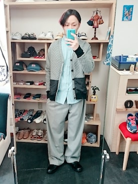 「STORES.jp（ストアーズドットジェーピー）のアイテム（シャツ/ブラウス）」を使った、yusuke さん（メンズ・170cm）の冬コーディネート