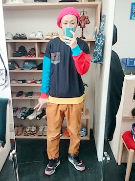 「アイテム（スウェット、その他）」を使った、yusuke さん（メンズ・170cm）の冬コーディネート