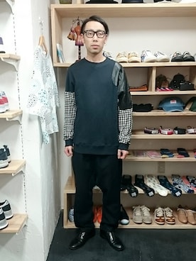 「アイテム（スウェット、その他）」を使った、yusuke さん（メンズ・170cm）の冬コーディネート