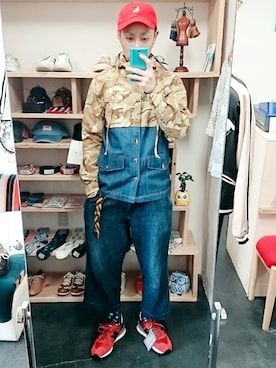 「アイテム（その他アウター、その他）」を使った、yusuke さん（メンズ・170cm）の冬コーディネート